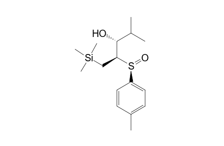 (2R,3R)-4-Methyl-2-[(R)-p-tolylsulfinyl)-1-(trimethylsilyl)-3-pentanol