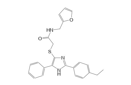 acetamide, 2-[[2-(4-ethylphenyl)-5-phenyl-1H-imidazol-4-yl]thio]-N-(2-furanylmethyl)-