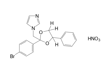 1-{[2-(p-bromophenyl)-4-phenyl-1,3-dioxolan-2-yl]methyl}imidazole, mononitrile
