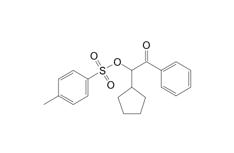1'-Cyclopentyl-2'-oxo-2'-phenylethyl 4-methylbenzene-1-sulfonate