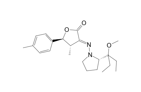 (S,S,S)-N-[2-(1-Ethyl-1-methoxypropyl)pyrrolidine]-3-imino-4-methyl-5-(4-methylphenyl)dihydro-2-furanone