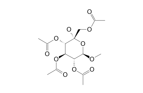 METHYL-TETRA-O-ACETYL-5-HYDROXY-BETA-D-GLUCOPYRANOSIDE