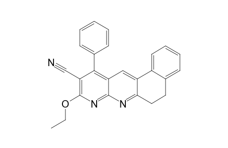 10-Cyano-9-ethoxy-11-phenyl-5,6-dihydroanthra[2,1-b]-1,8-naphthyridine