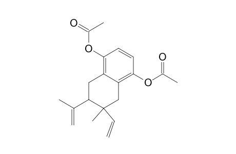 1,4-Naphthalenediol, 6-ethenyl-5,6,7,8-tetrahydro-6-methyl-7-(1-methylethenyl)-, diacetate