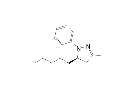 (R)-3-Methyl-5-pentyl-1-phenyl-4,5-dihydro-1H-pyrazole