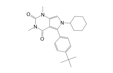 5-(4-tert-butylphenyl)-6-cyclohexyl-1,3-dimethyl-1H-pyrrolo[3,4-d]pyrimidine-2,4(3H,6H)-dione