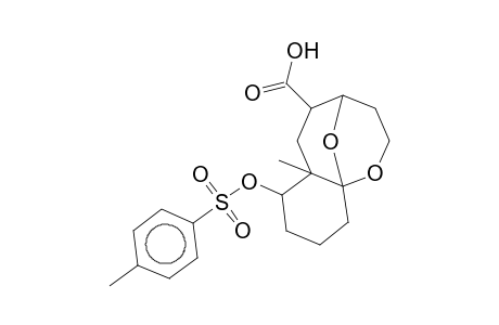 12,13-Dioxatricyclo[7.3.1.0(1,6)]tridecane-8-carboxylic acid, 6-methyl-5-{[(4-methylphenyl)sulfonyl]oxy}