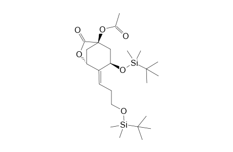 [(Z)-(1R,3R,5R)-1-Acetoxy-3-[(tert-butyldimethylsilyl)oxy]-6-oxa-4-[3?-((tert-butyldimethylsilyl)oxy)propylidene]-bicyclo[3.2.1]octan-7-one