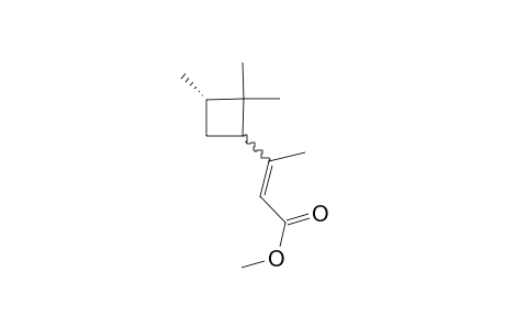 Methyl 3-(2',2',3'-trimethylcyclobutyl)but-2-enoate