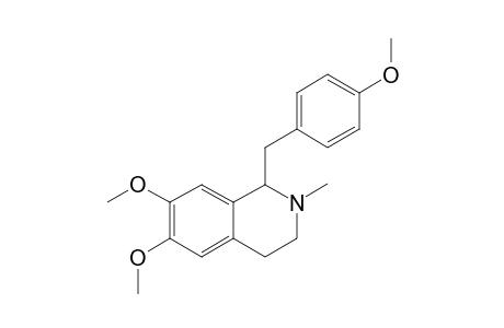 1-(PARA-METHOXYBENZYL)-6,7-DIMETHOXY-TETRAHYDRO-ISOQUINOLINE