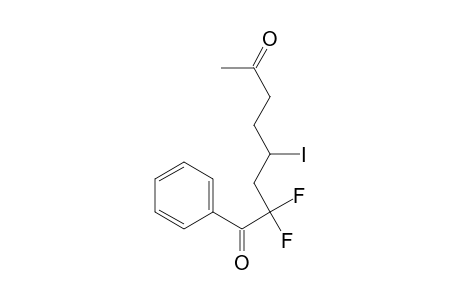 2,2-Difluoro-4-iodo-1-phenyl-1,7-octandione