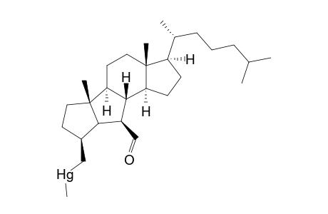 3.beta.-((Methylmercurio)methyl)-A,B-dinor-5.beta.-cholestane-5-carbaldehyde