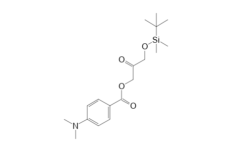 1-(tert-Butyldimethylsilyloxy)-2-oxopropyl 4-dimethylaminobenzoate