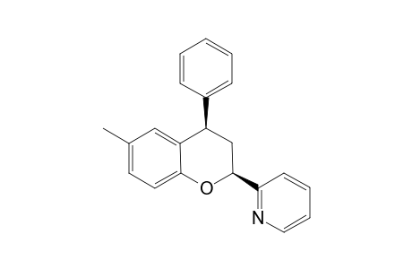 2-((2S*,4R*)-6-Methyl-4-phenylchroman-2-yl)pyridine