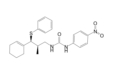 1-((2R,3S)-3-Cyclohex-1-enyl-2-methyl-3-phenylsulfanyl-propyl)-3-(4-nitro-phenyl)-urea