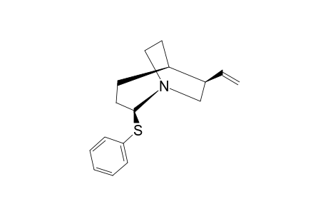 2-PHENYLSULFANYL-6-VINYL-1-AZA-BICYCLO-[3.2.2]-NONANE