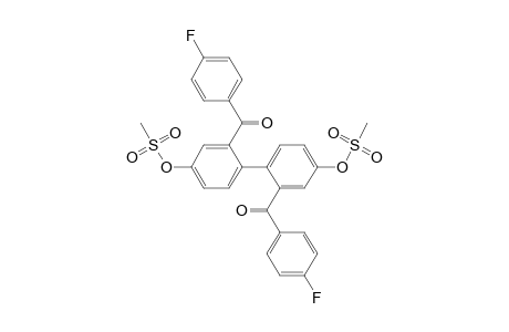 2,2'-Bis(p-fluorobenzoyl)-4,4'-bis[(methylsulfonyl)oxy]biphenyl