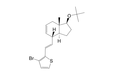 3-Bromo-2-[(E)-2-((1S,3aS,4S,7aS)-1-tert-butoxy-7a-methyl-2,3,3a,4,7,7a-hexahydro-1H-inden-4-yl)-vinyl]-thiophene