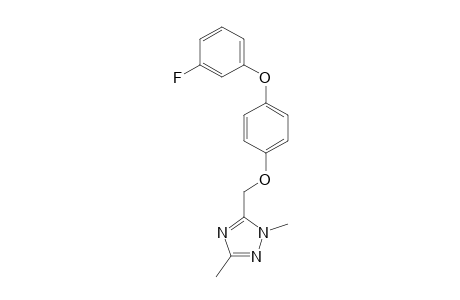 1H-1,2,4-Triazole, 5-[[4-(3-fluorophenoxy)phenoxy]methyl]-1,3-dimethyl-