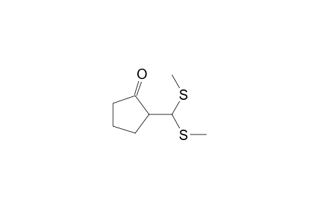 Cyclopentanone, 2-[bis(methylthio)methyl]-