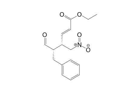 (4S,5S,E)-Ethyl 5-benzyl-4-(nitromethyl)-6-oxohex-2-enoate