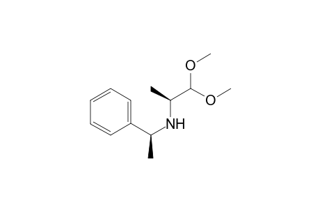 (2S)-1,1-dimethoxy-N-[(1S)-1-phenylethyl]-2-propanamine
