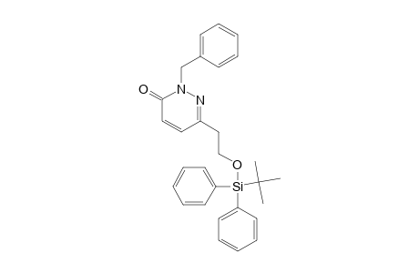 2-BENZYL-6-[2-(TERT.-BUTYLDIPHENYLSILYLOXY)-ETHYL]-PYRIDAZIN-3(2H)-ONE