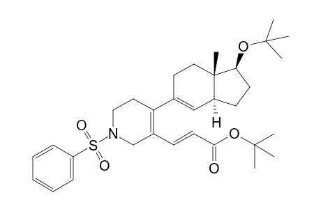 (E)-(1''S,3a''S,7a''S)-tert-Butyl 3-[1'-benzenesulfonyl-4'-(1''-tert-butoxy-7a''-methyl-2'',3'',3a'',6'',7'',7a''-hexahydro-1''H-indene-5''-yl)-1',2',5',6'-tetrahydropyridine-3'-yl]acrylate