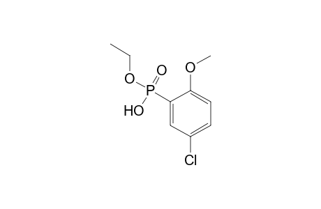 5-Chloro-2-methoxyphenylethynylphosphonic acid monoethyl ester