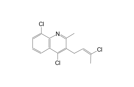 4,8-dichloro-3-[(2E)-3-chloro-2-butenyl]-2-methylquinoline