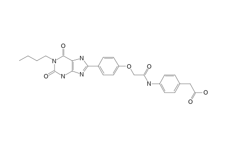 1-BUTYL-8-[4-[(4-CARBOXYMETHYL)-PHENYLAMINO-2-OXOETHOXY]-PHENYL]-XANTHINE