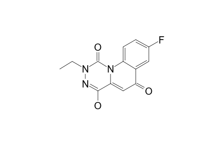 2-ETHYL-8-FLUORO-4-HYDROXY-1H-[1,2,4]-TRIAZINO-[4,5-A]-QUINOLIN-1,6(2H)-DIONE