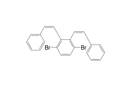 1,4-dibromo-2,3-bis[(Z)-styryl]benzene
