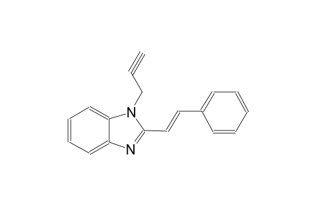 1H-benzimidazole, 2-[(E)-2-phenylethenyl]-1-(2-propynyl)-