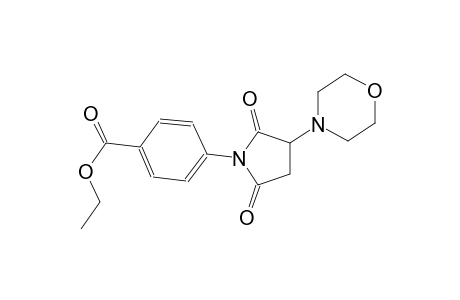 ethyl 4-[3-(4-morpholinyl)-2,5-dioxo-1-pyrrolidinyl]benzoate
