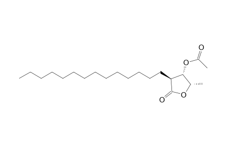 2(3H)-Furanone, 4-(acetyloxy)dihydro-5-methyl-3-tetradecyl-, [3S-(3.alpha.,4.beta.,5.beta.)]-