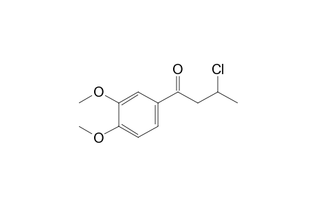 3-chloro-3',4'-dimethoxybutyrophenone