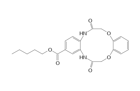 Pentyl 7,14-dioxo-6,7,8,13,14,15-hexahydrodibenzo[b,h][1,4,7,10]dioxadiazacyclododecine-10-carboxylate