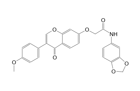 acetamide, N-(1,3-benzodioxol-5-yl)-2-[[3-(4-methoxyphenyl)-4-oxo-4H-1-benzopyran-7-yl]oxy]-