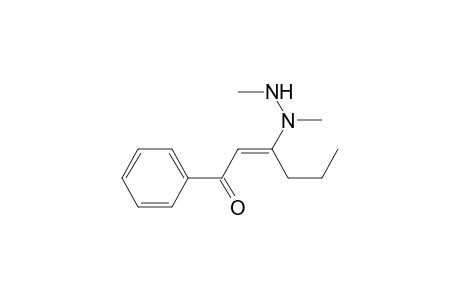 3-(N,N-dimethylhydrazino)-1-phenyl-2-hexen-1-one