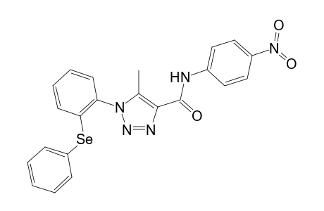 5-Methyl-N-(4-nitrophenyl)-1-[2-(phenylselanyl)phenyl]-1H-1,2,3-triazole-4-carboxamide