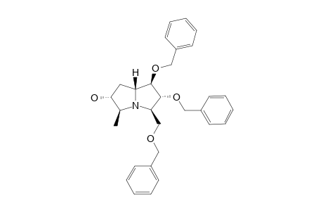 (1R,2R,3R,5S,6R,7AR)-1,2-DIBENZYLOXY-3-(BENZYLOXYMETHYL)-6-HYDROXY-5-METHYLINDOLIZIDINE