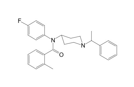 N-4-Fluorophenyl-2-methyl-N-[1-(1-phenylethyl)piperidin-4-yl]benzamide