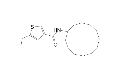 N-cyclododecyl-5-ethyl-3-thiophenecarboxamide