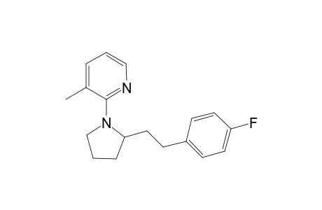 2-[2-(4-Fluorophenethyl)pyrrolidin-1-yl]-3-methylpyridine