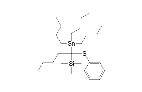 1-phenylthio-1-tributylstannyl-1-trimethylsilylpentane