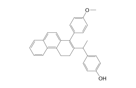 4-(1-(1-(4-Methoxyphenyl)-3,4-dihydrophenanthren-2-yl)ethyl)phenol