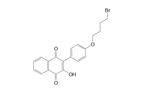 2-(4-(4-Bromobutoxy)phenyl)-3-hydroxynaphthalene-1,4-dione