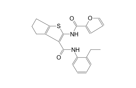 4H-cyclopenta[b]thiophene-3-carboxamide, N-(2-ethylphenyl)-2-[(2-furanylcarbonyl)amino]-5,6-dihydro-