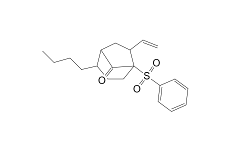 4-Butyl-1-phenylsulfonyl-7-vinylbicyclo[3.2.1]octan-8-one